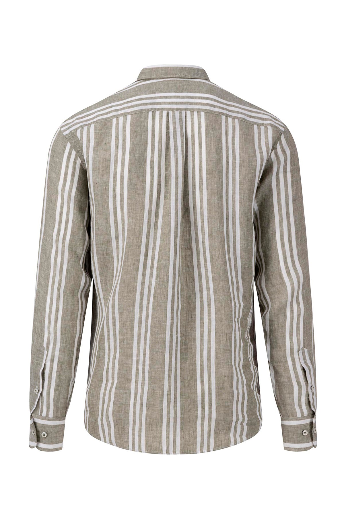 FYNCH-HATTON Skjorte LS Pure Linen Stripes