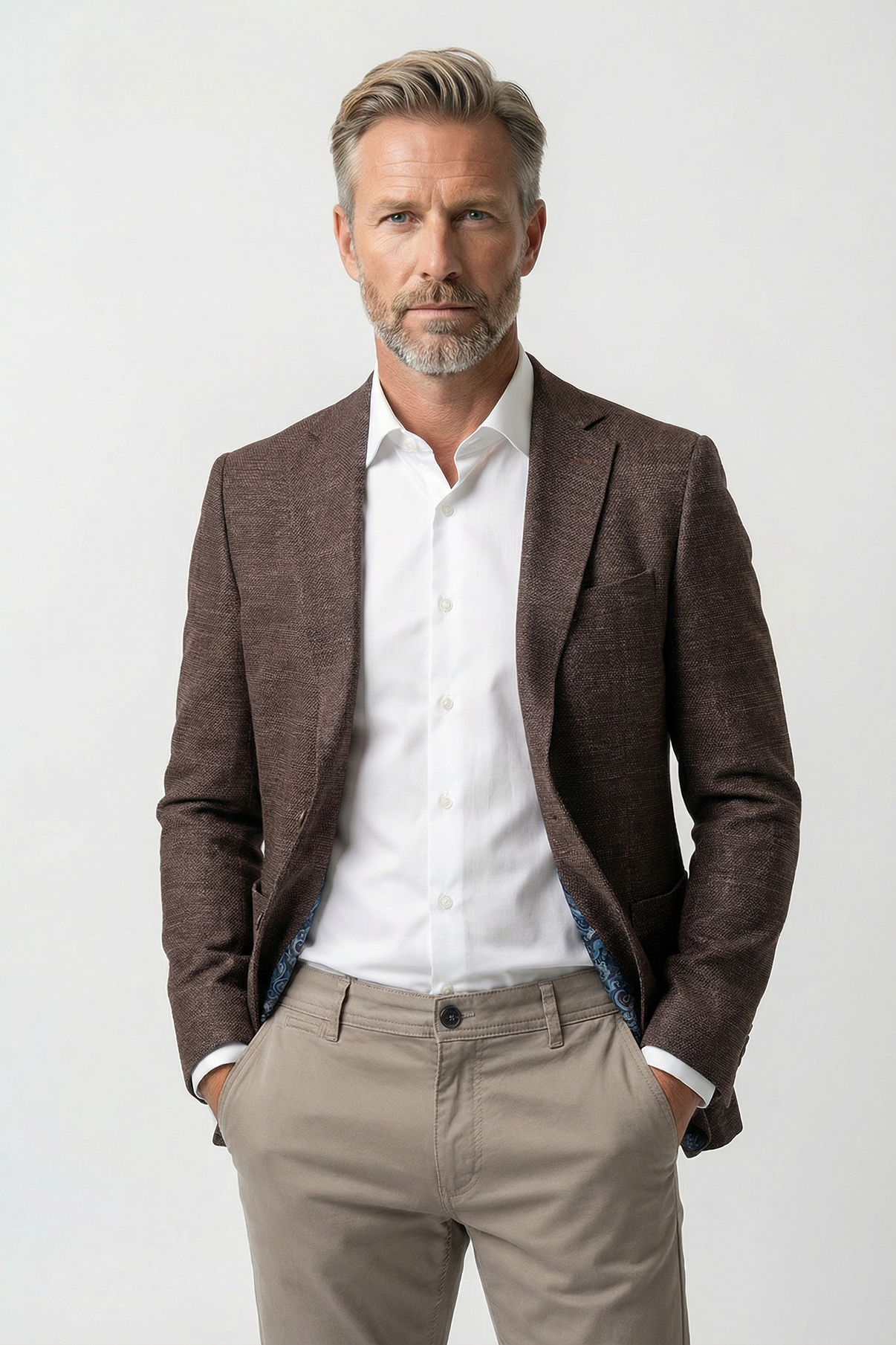 Tokker - Blazer i strukturvævet kvalitet