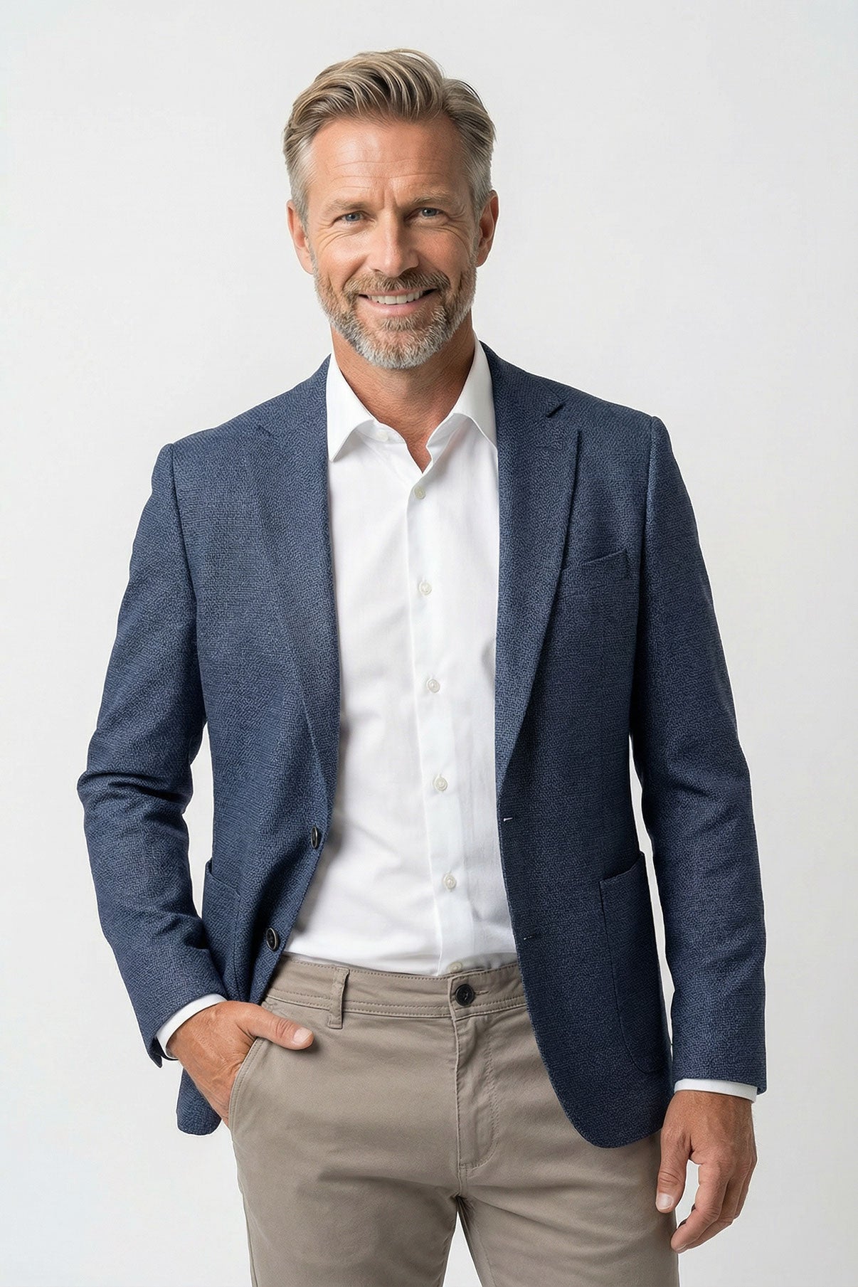 Tokker - Blazer i strukturvævet kvalitet