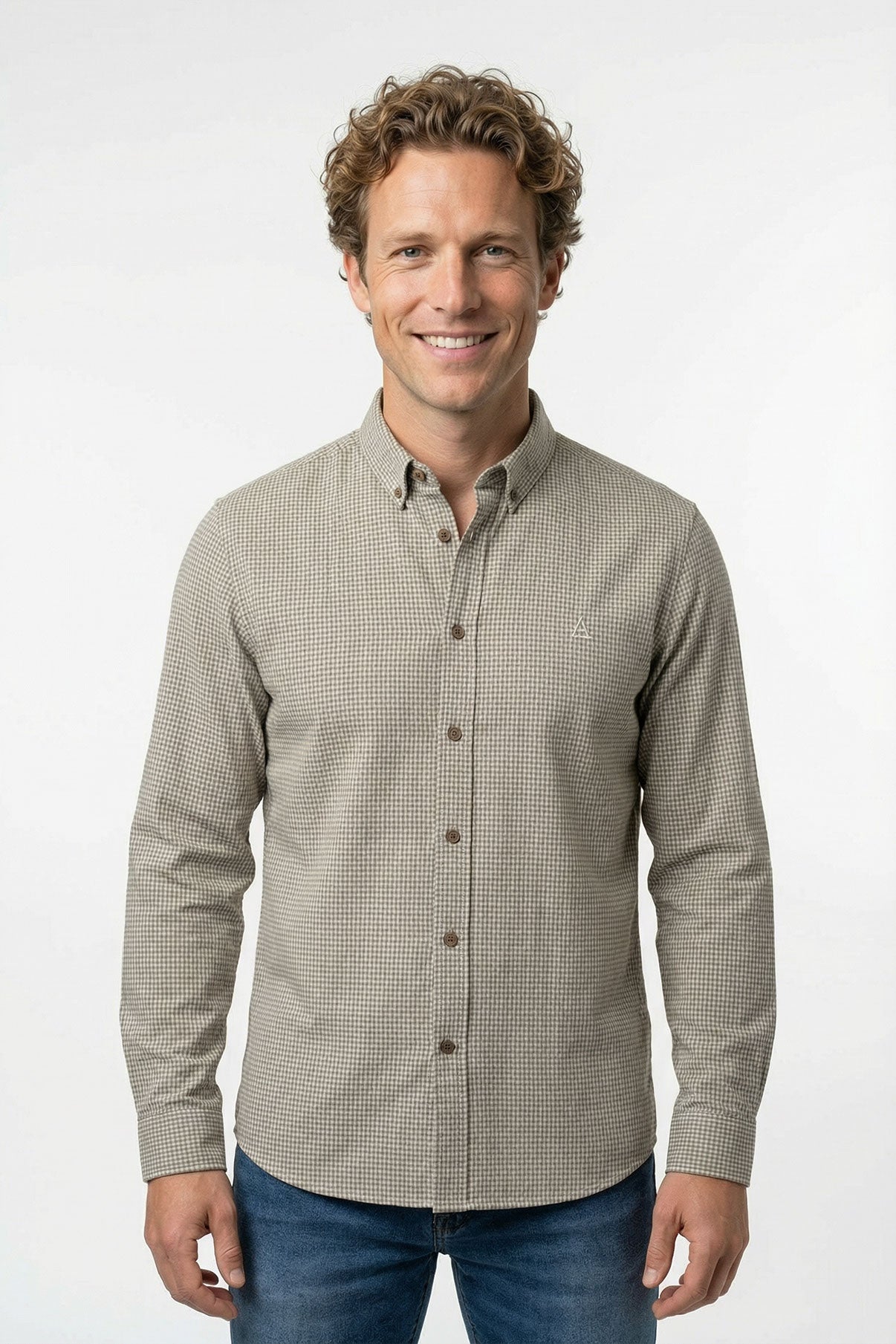 Ninja - Langærmet skjorte i struktureret materiale