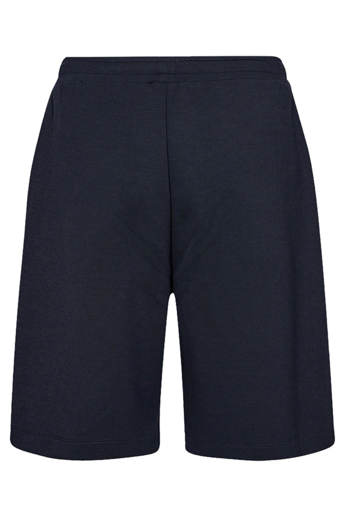 Mørkeblå shorts med elastisk talje i blødt stof.