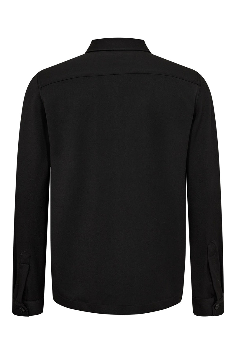 Villy - Strækbar overshirt med frontlommer