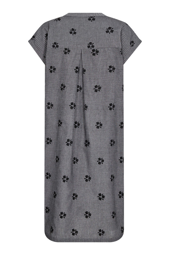 Liana - Kortærmet tunika med blomster print