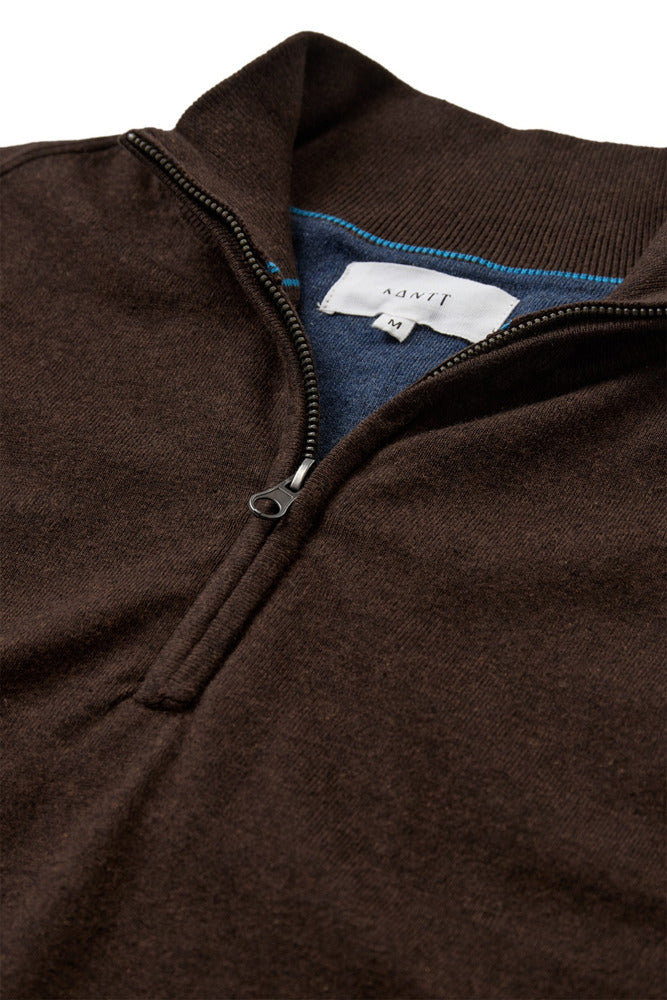 Lasso - Half zip striktrøje med høj hals