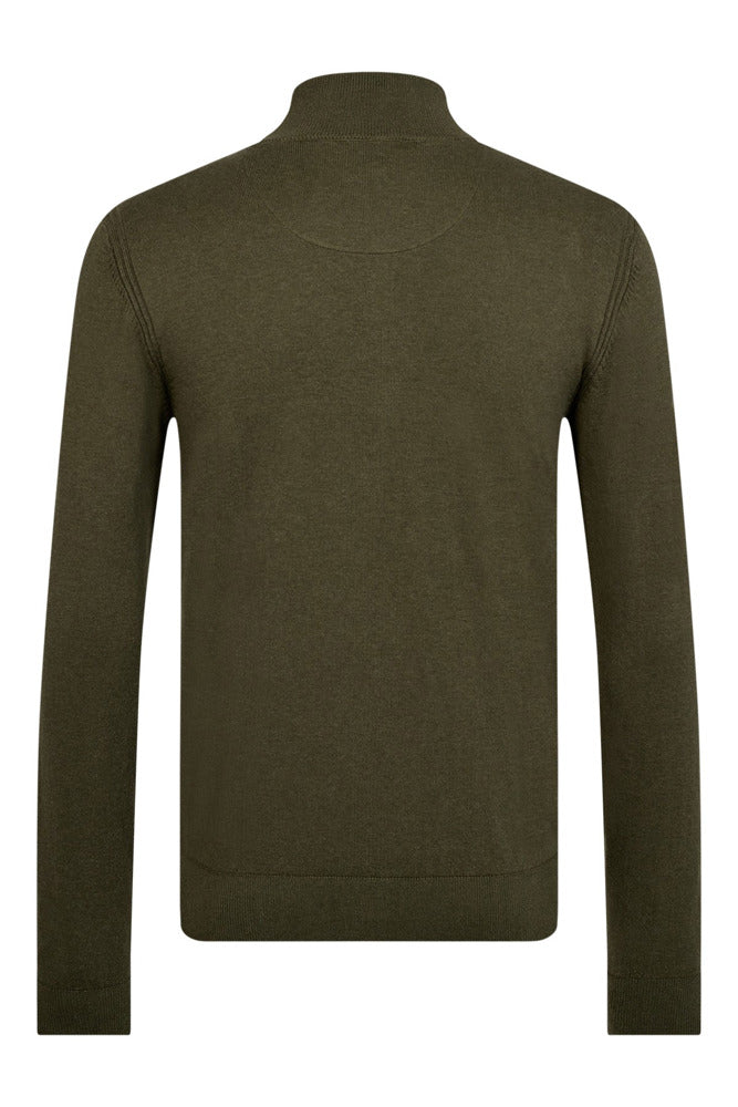 Lasso - Half zip striktrøje med høj hals