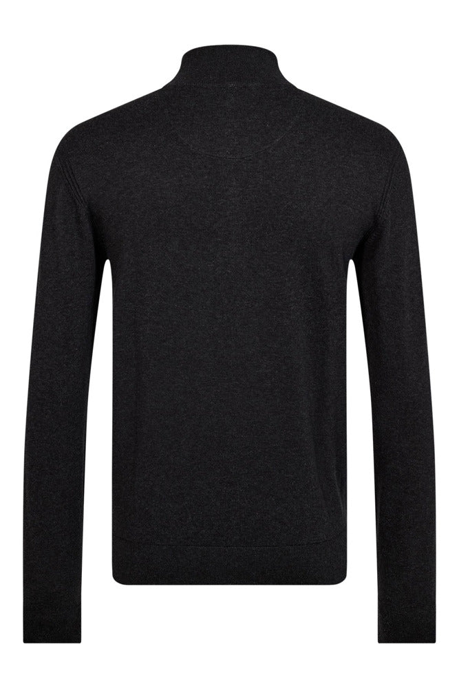 Lasso - Half zip striktrøje med høj hals