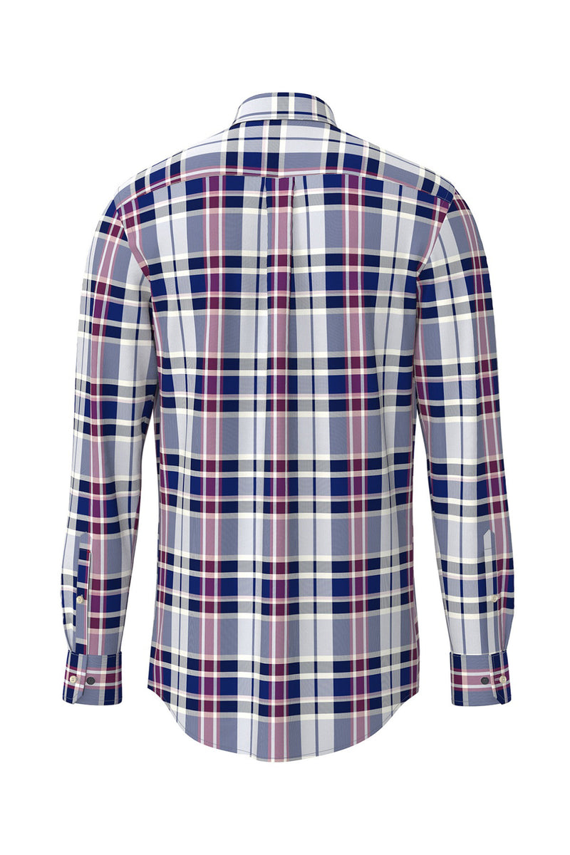 FYNCH-HATTON Washed Oxford Check, B.D., 1/1