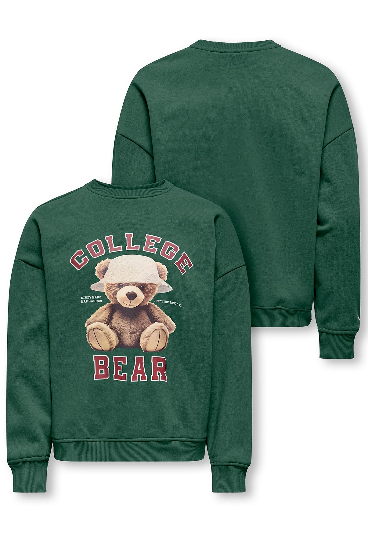 KIDS ONLY KOGBILA L/S OVZ PRINT O-NECK SWT NOOS