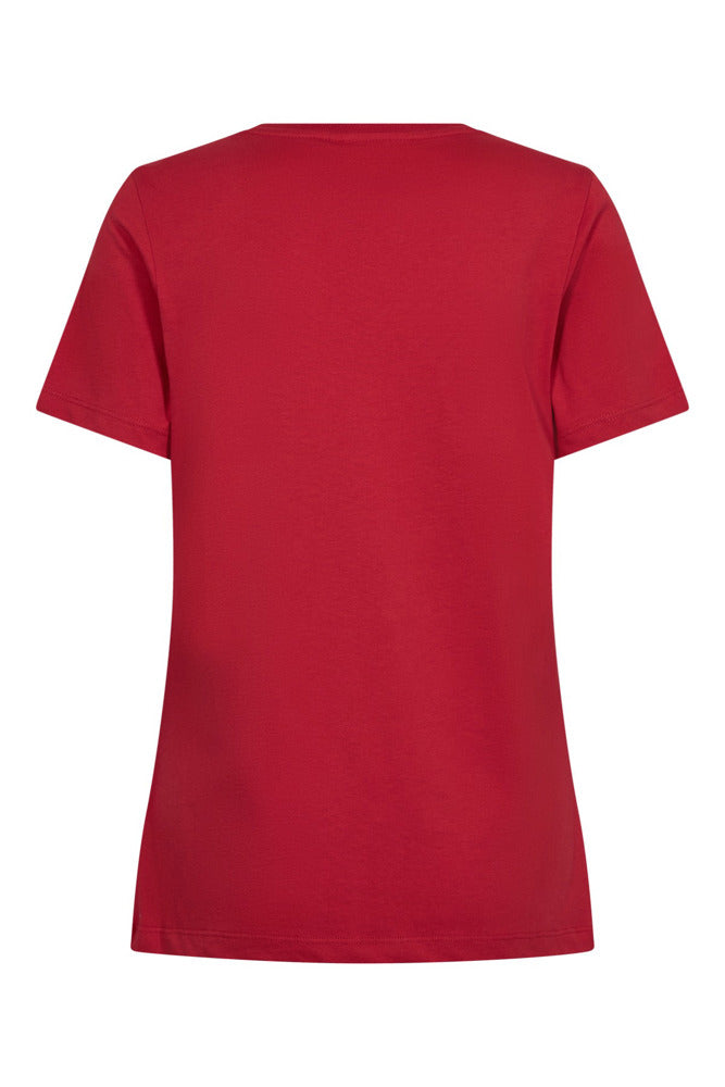 Faith - T-shirt med printdetalje