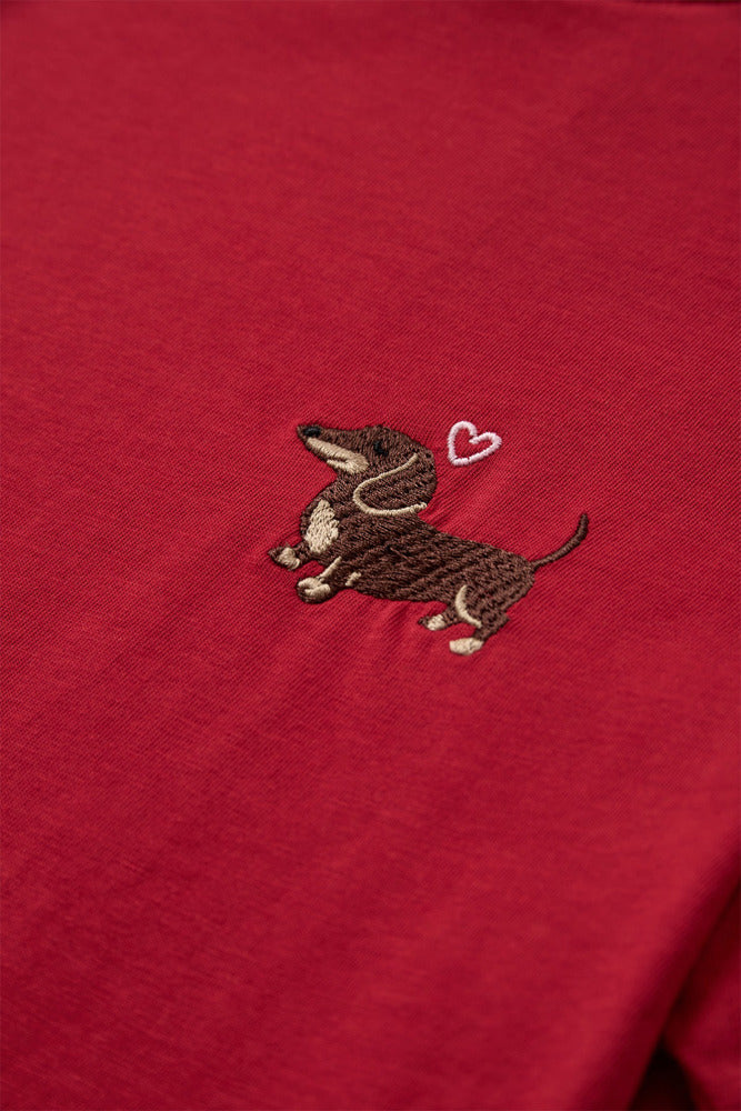 Faith - T-shirt med printdetalje