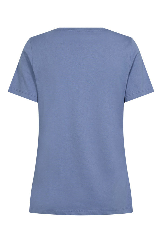Faith - T-shirt med printdetalje