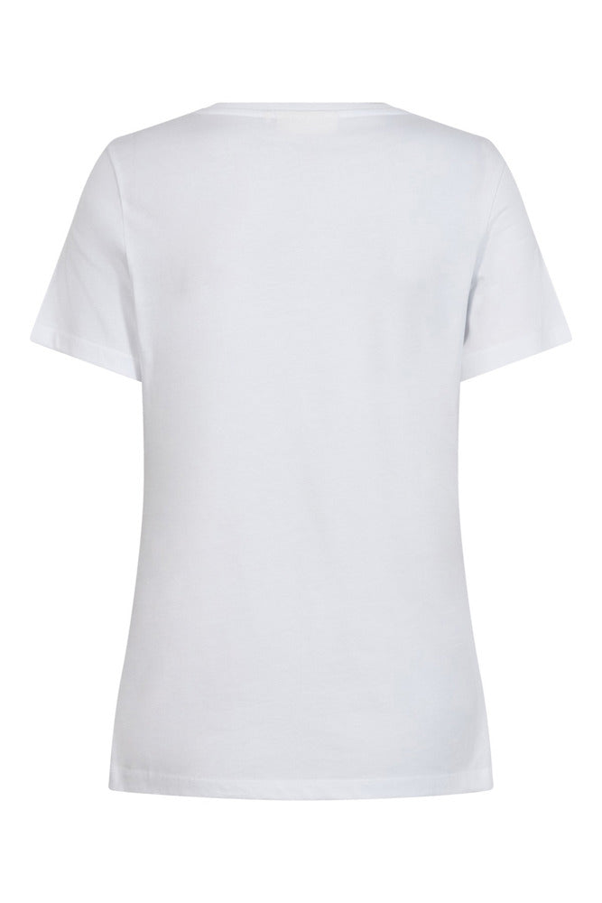 Faith - T-shirt med printdetalje
