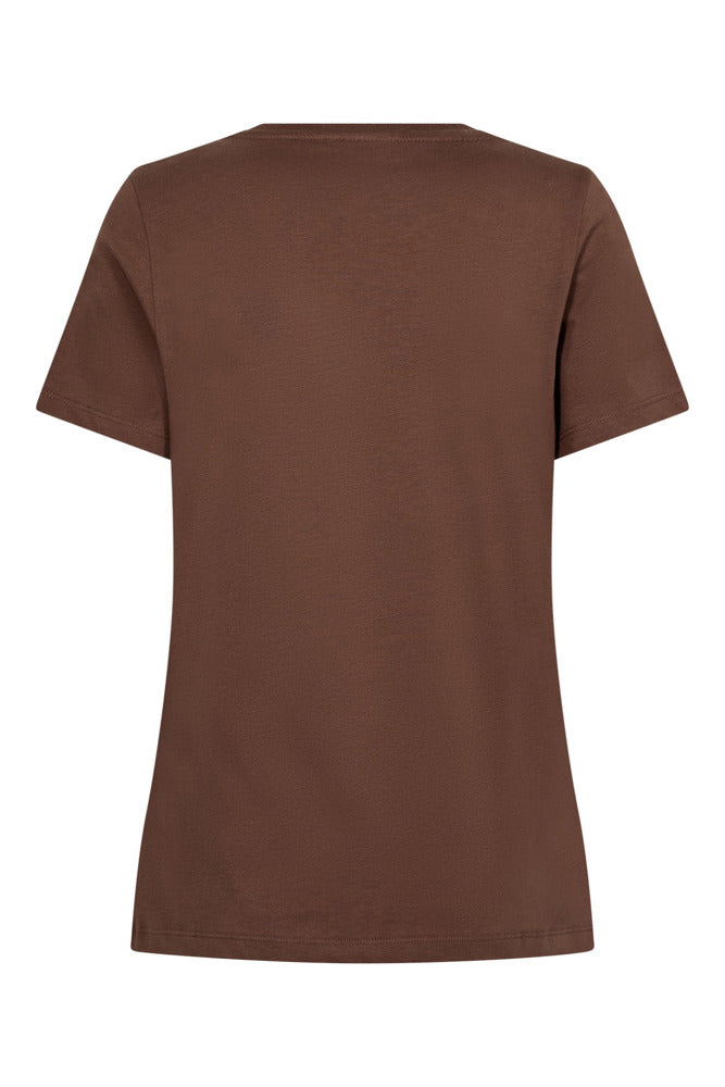 Faith - T-shirt med printdetalje