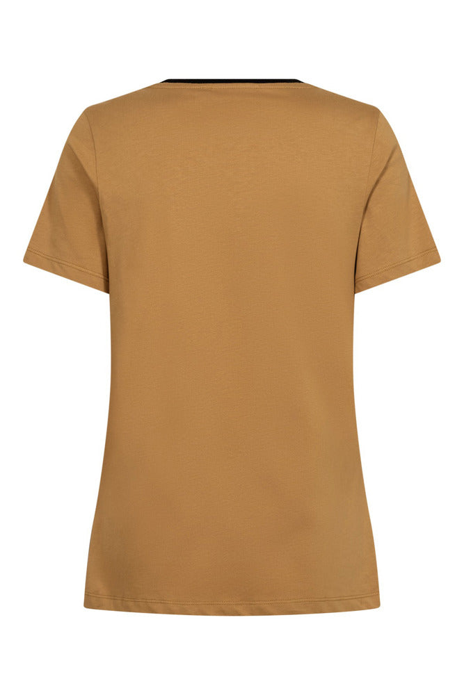 Faith - T-shirt med printdetalje