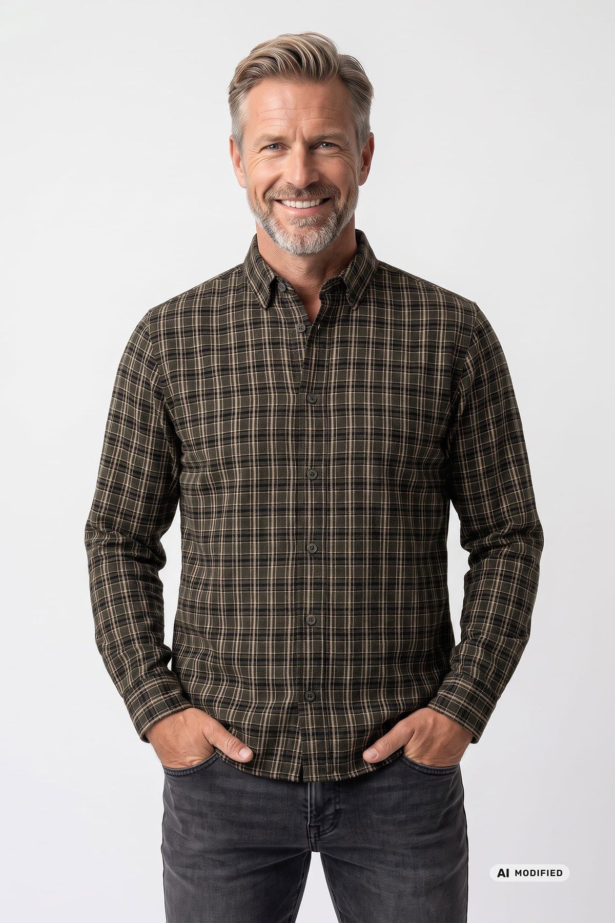 Lars - Flannelskjorte med tern