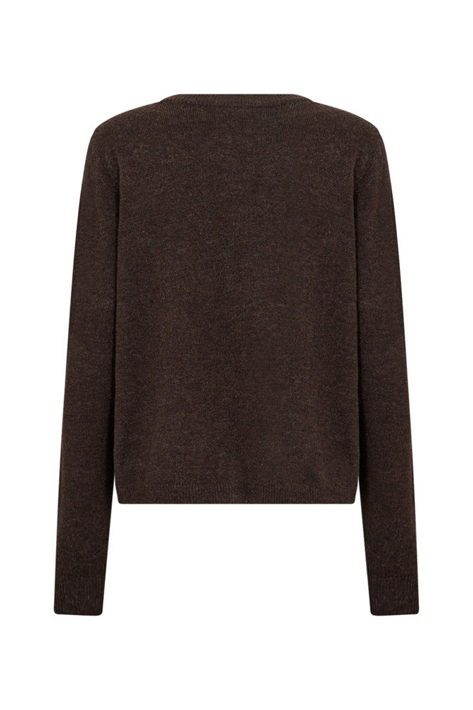 Ave - Strikcardigan med knapper