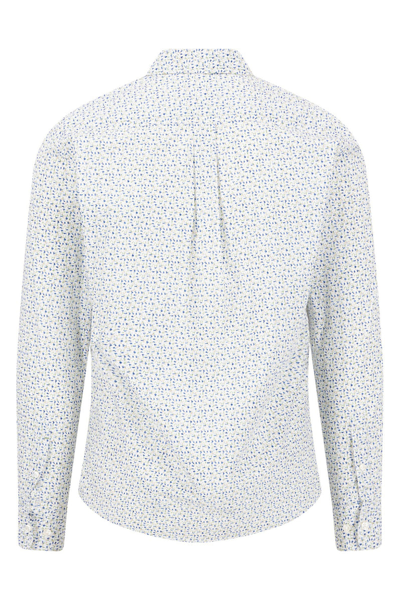 Mønstret skjorte med sommerprint