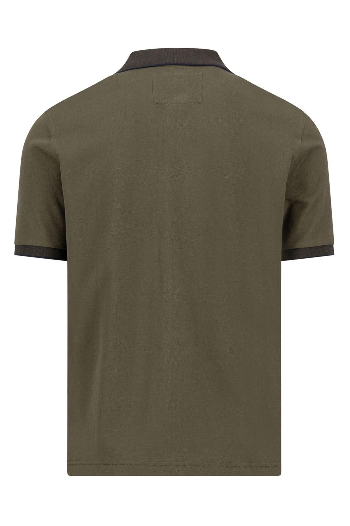 Polo t-shirt med kontrastdetaljer