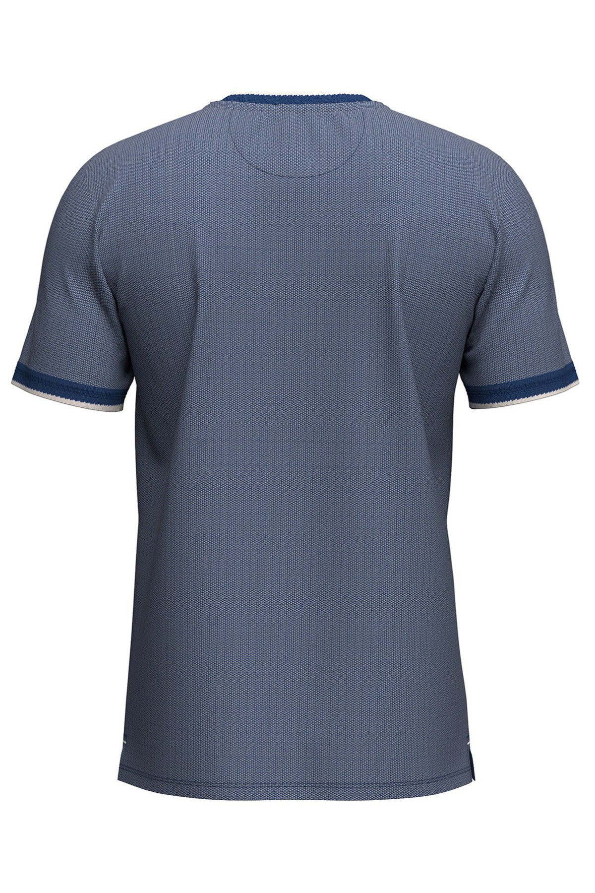 T-Shirt i bomuld med kontrastkanter