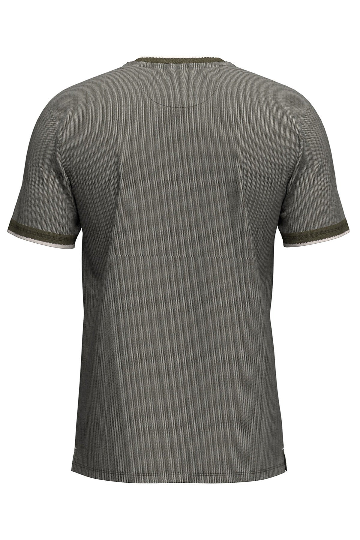 T-Shirt i bomuld med kontrastkanter