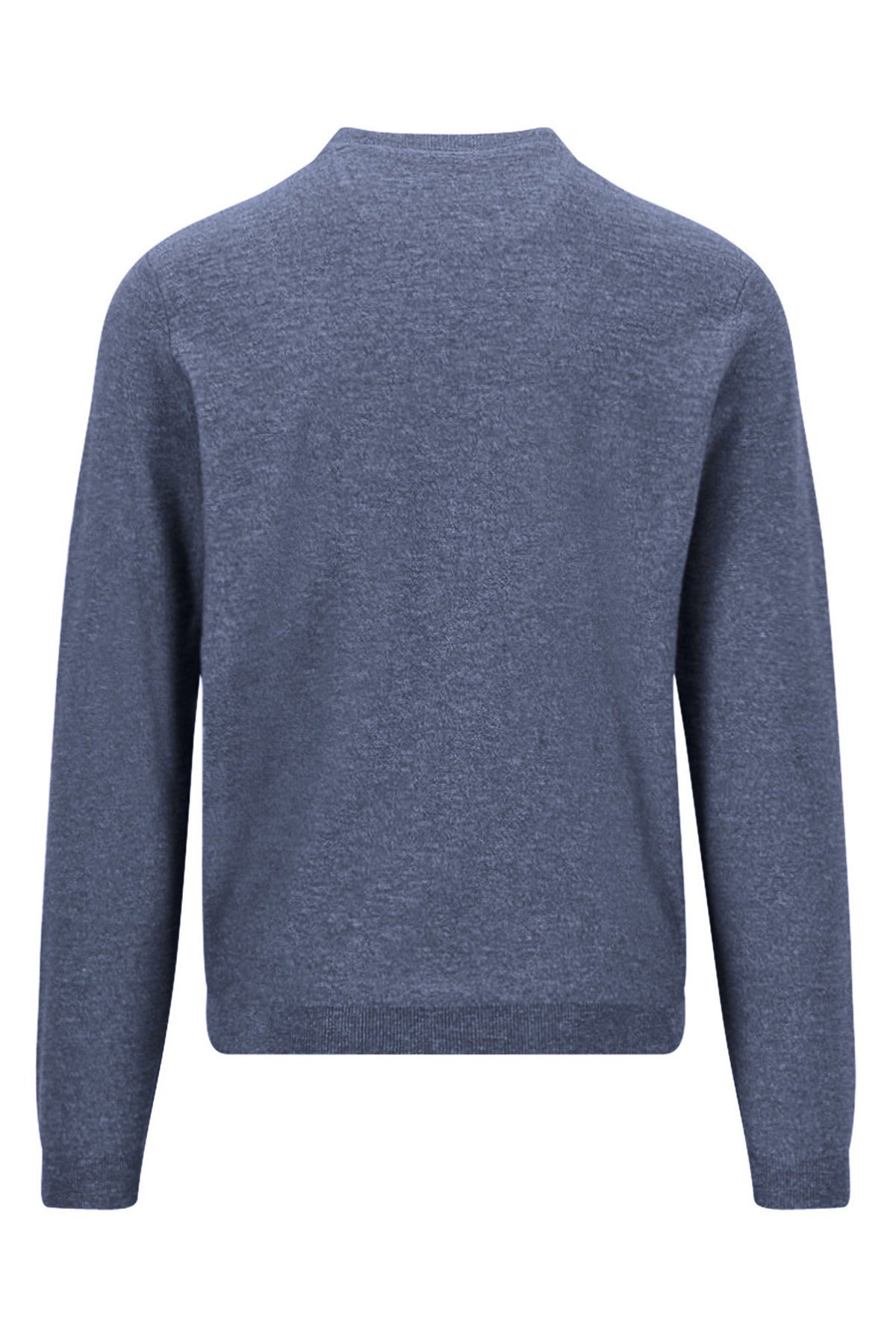 Strik pullover i bomulds- og hørkvalitet