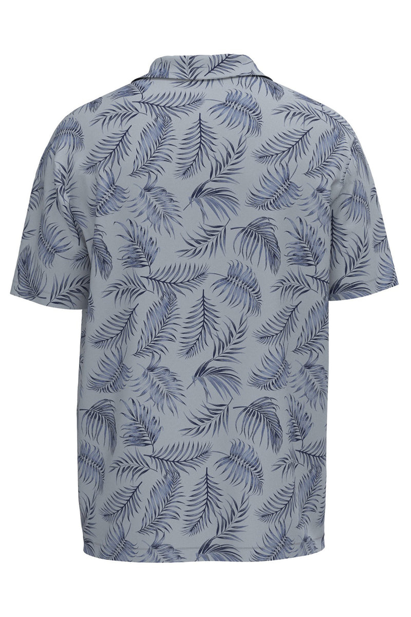 Resortshirt - Kortærmet skjorte med palmeprint