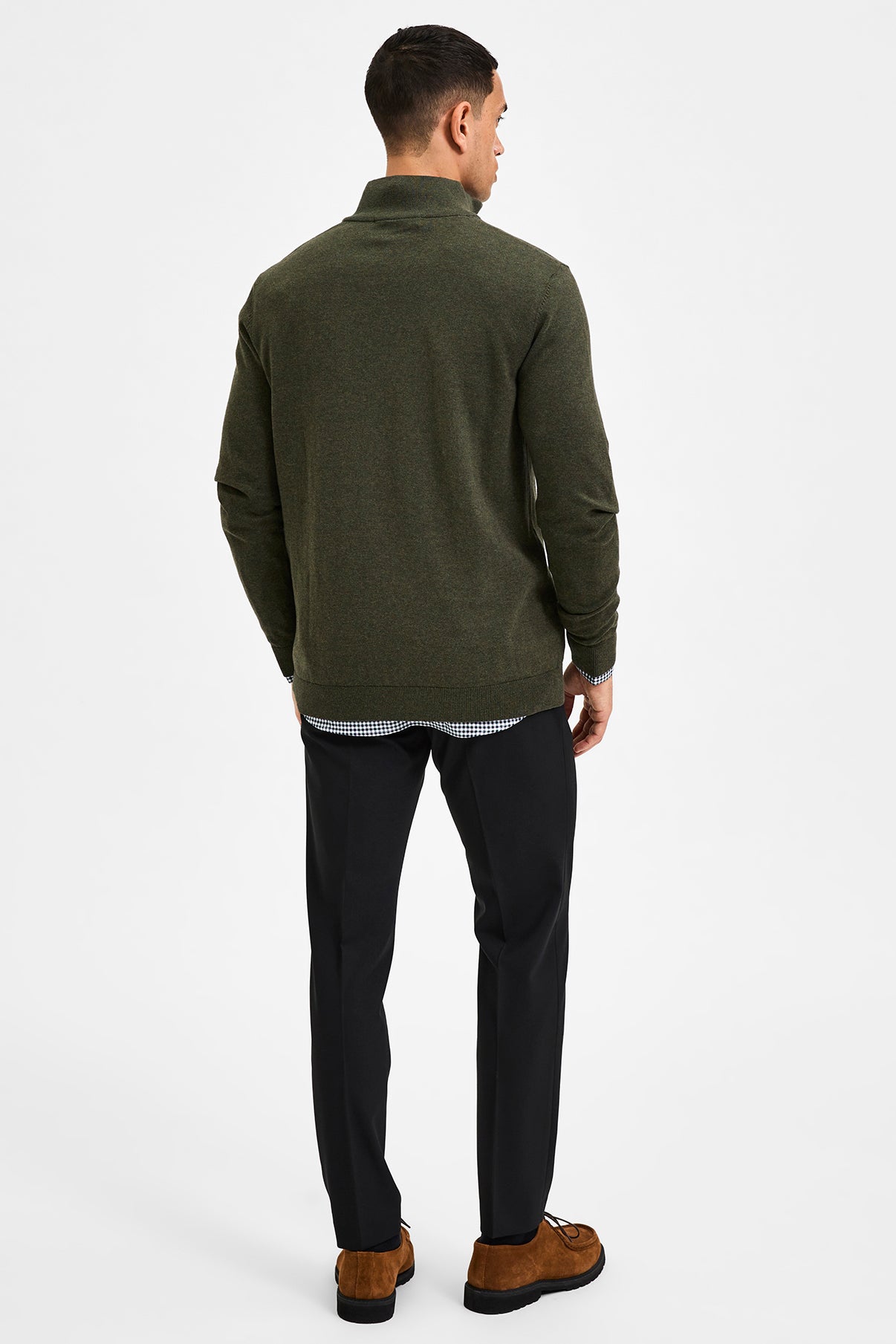 SELECTED HOMME SLHBERG LS HALF ZIP NOOS
