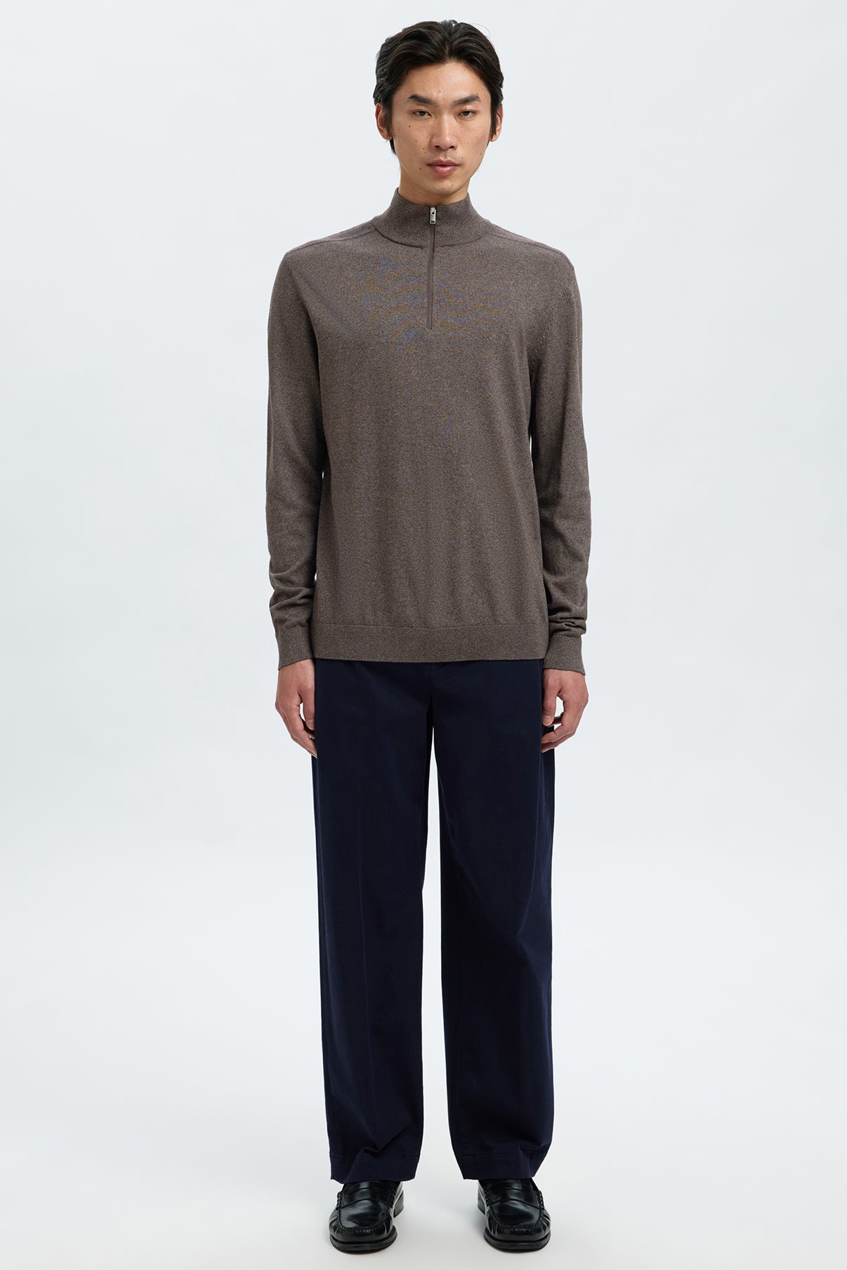 SELECTED HOMME SLHBERG LS HALF ZIP NOOS