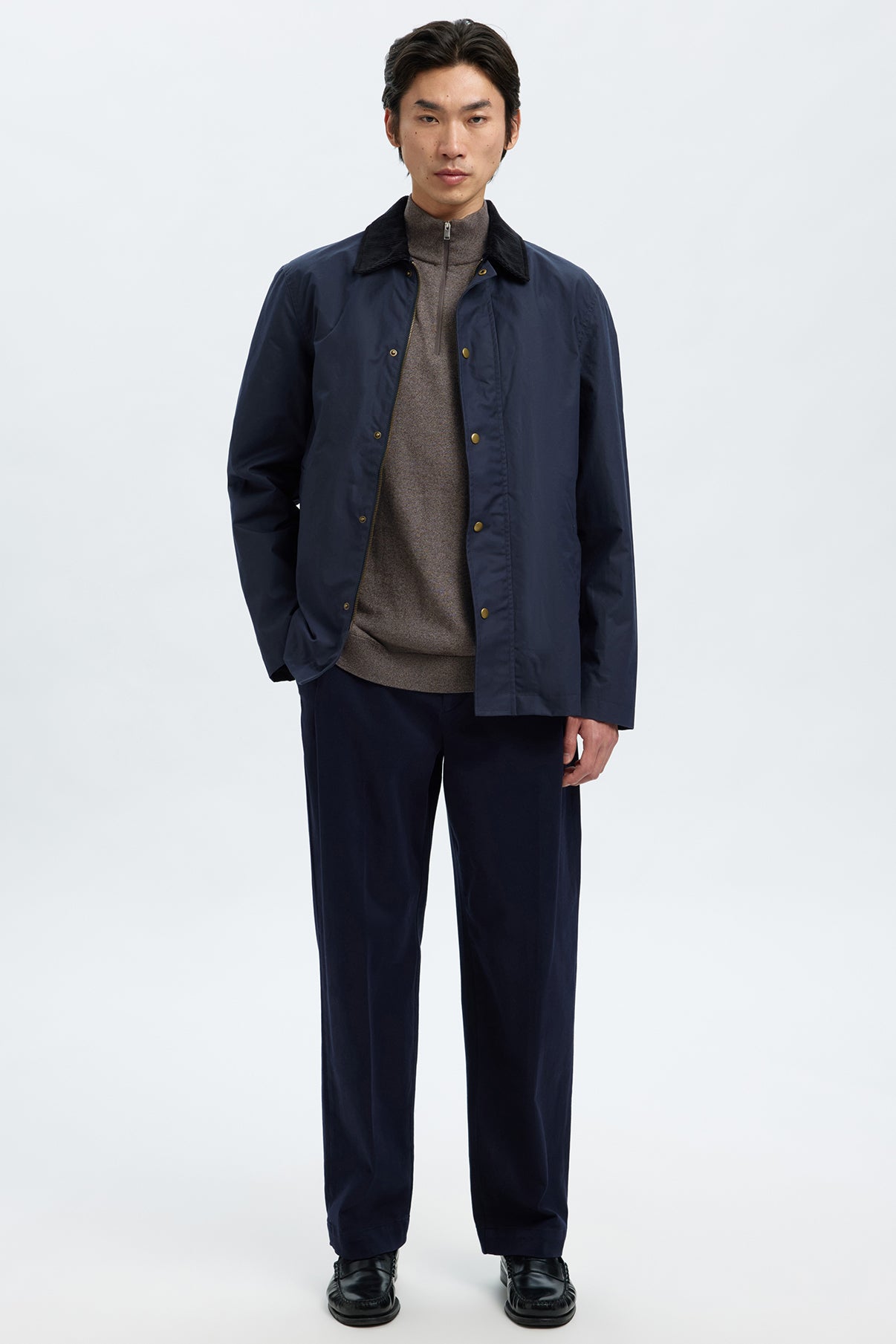 SELECTED HOMME SLHBERG LS HALF ZIP NOOS