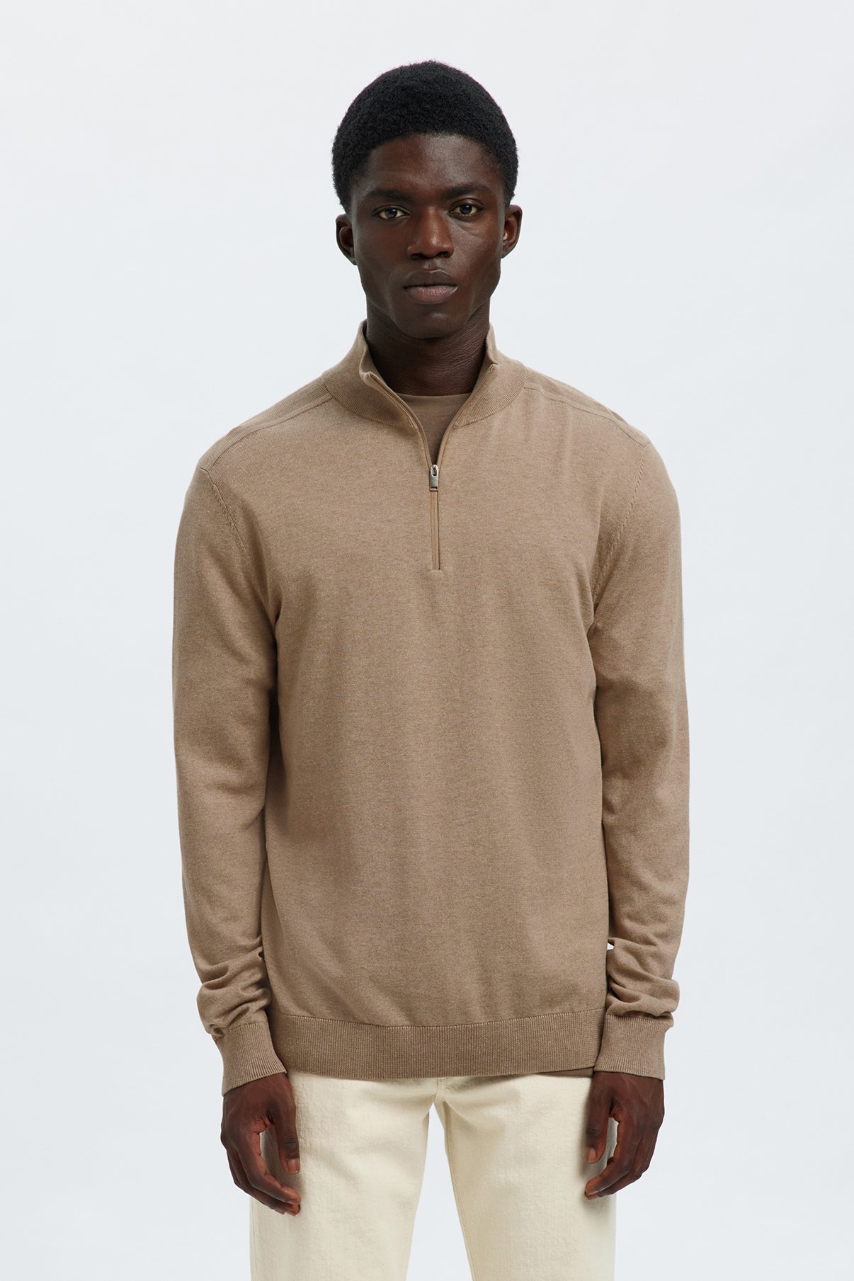 SELECTED HOMME SLHBERG LS HALF ZIP NOOS