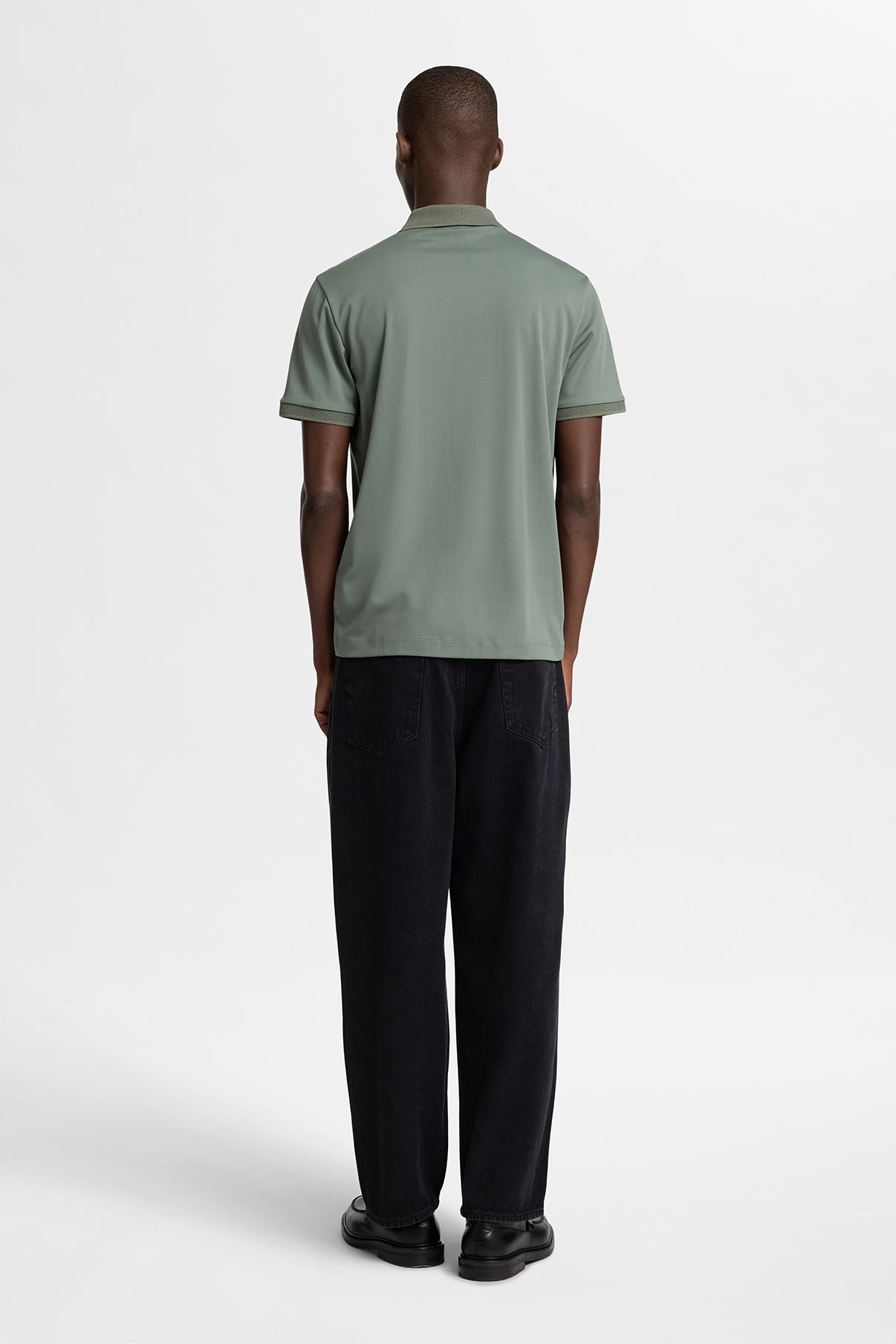 SELECTED HOMME SLHFAVE ZIP SS POLO NOOS