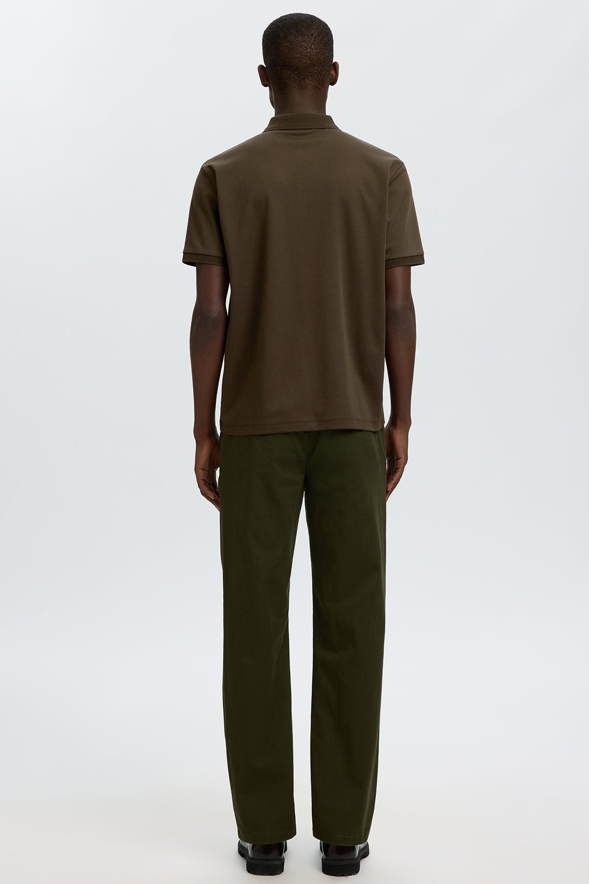SLHFAVE - Polo med half zip