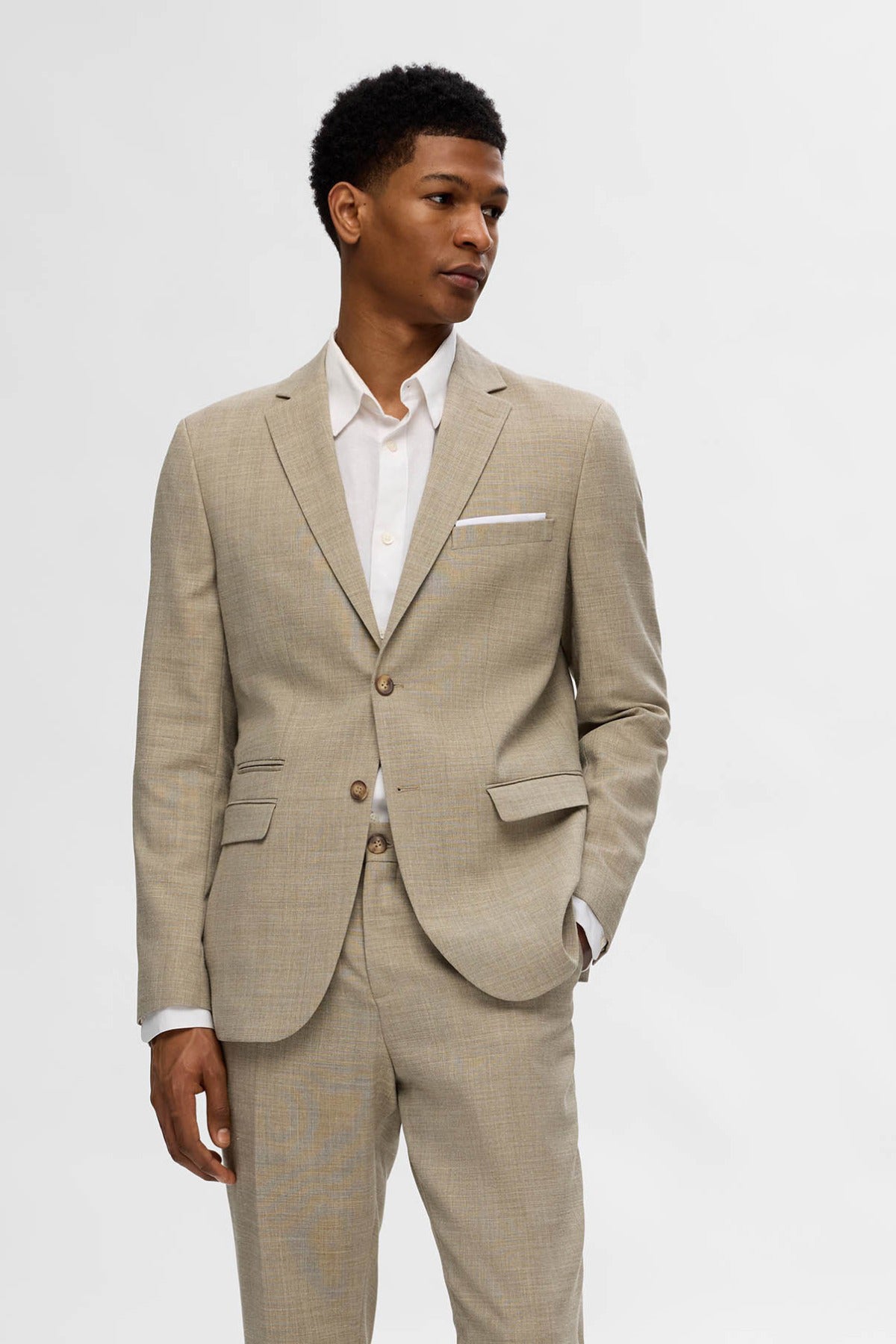 SELECTED HOMME SLHSLIM-OASIS LINEN BLZ NOOS