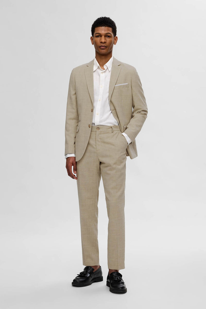 SELECTED HOMME SLHSLIM-OASIS LINEN TRS NOOS