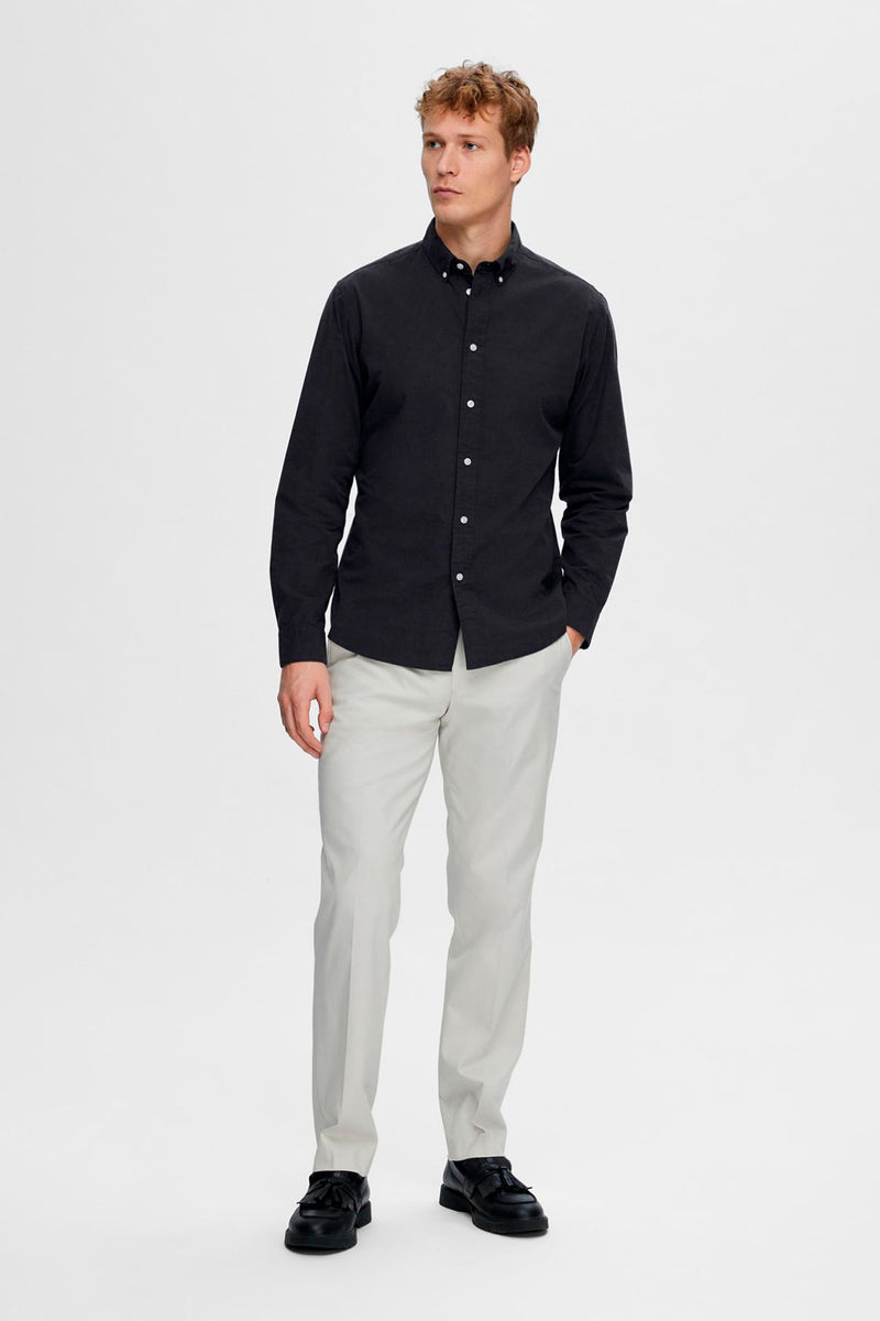 SELECTED HOMME Skjorte LS Rick Poplin