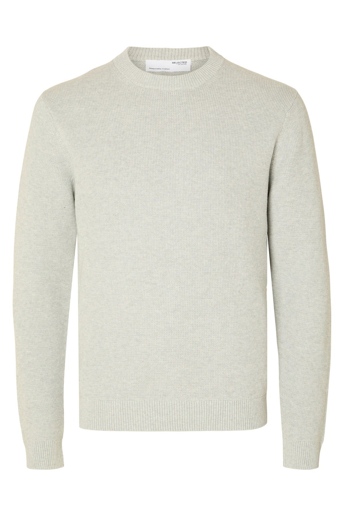 SELECTED HOMME SLHDANE LS KNIT STRUCTURE CREW NECK NOOS