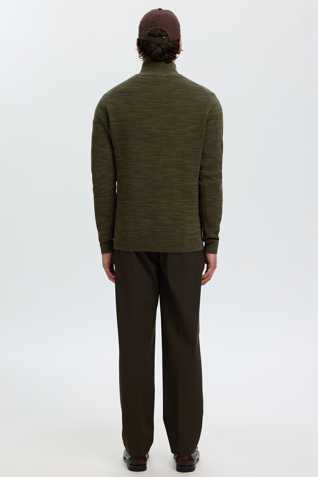 SLHDANE - Rullekrave med half zip