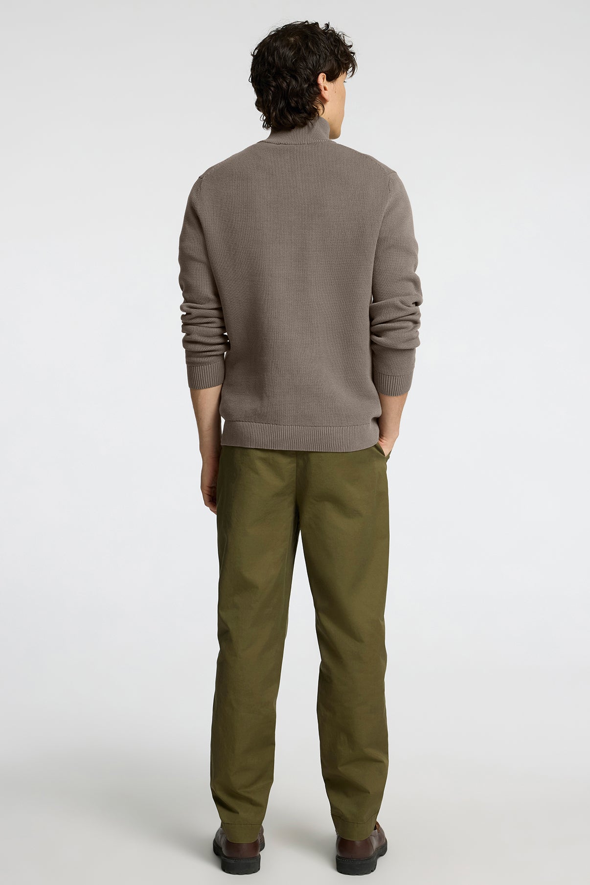 SLHDANE - Rullekrave med half zip