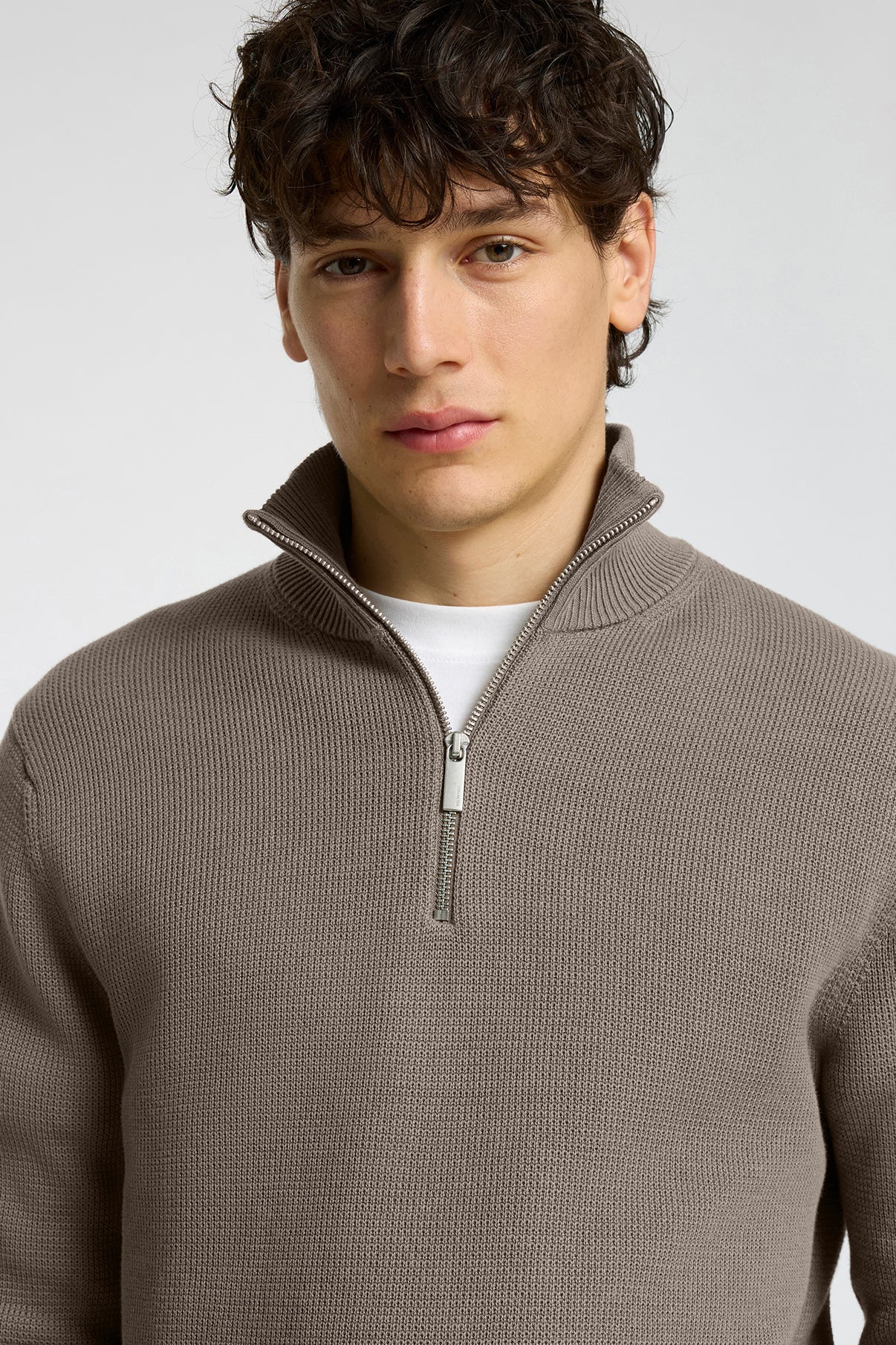 SLHDANE - Rullekrave med half zip