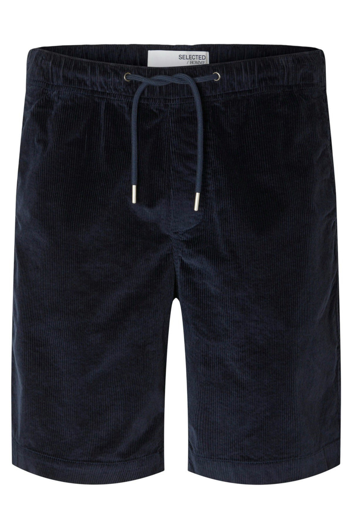 SLHREGULAR-JACE - Fløjlsshorts med lommer og bindebå