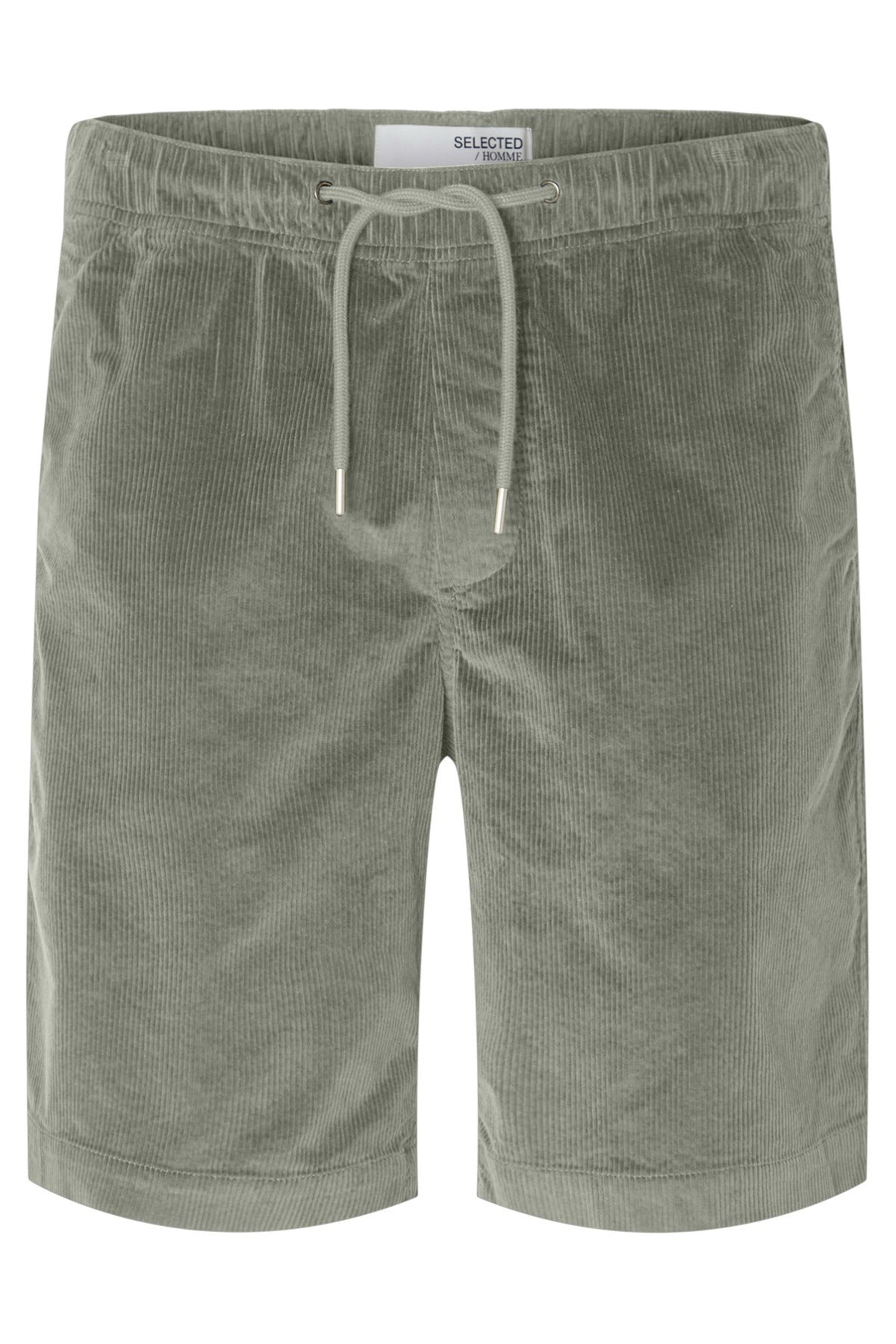 SLHREGULAR-JACE - Fløjlsshorts med lommer og bindebå