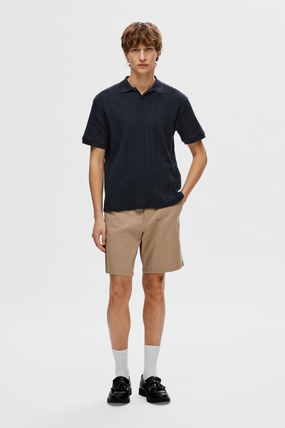 SELECTED HOMME Polo Jaden Jacquar