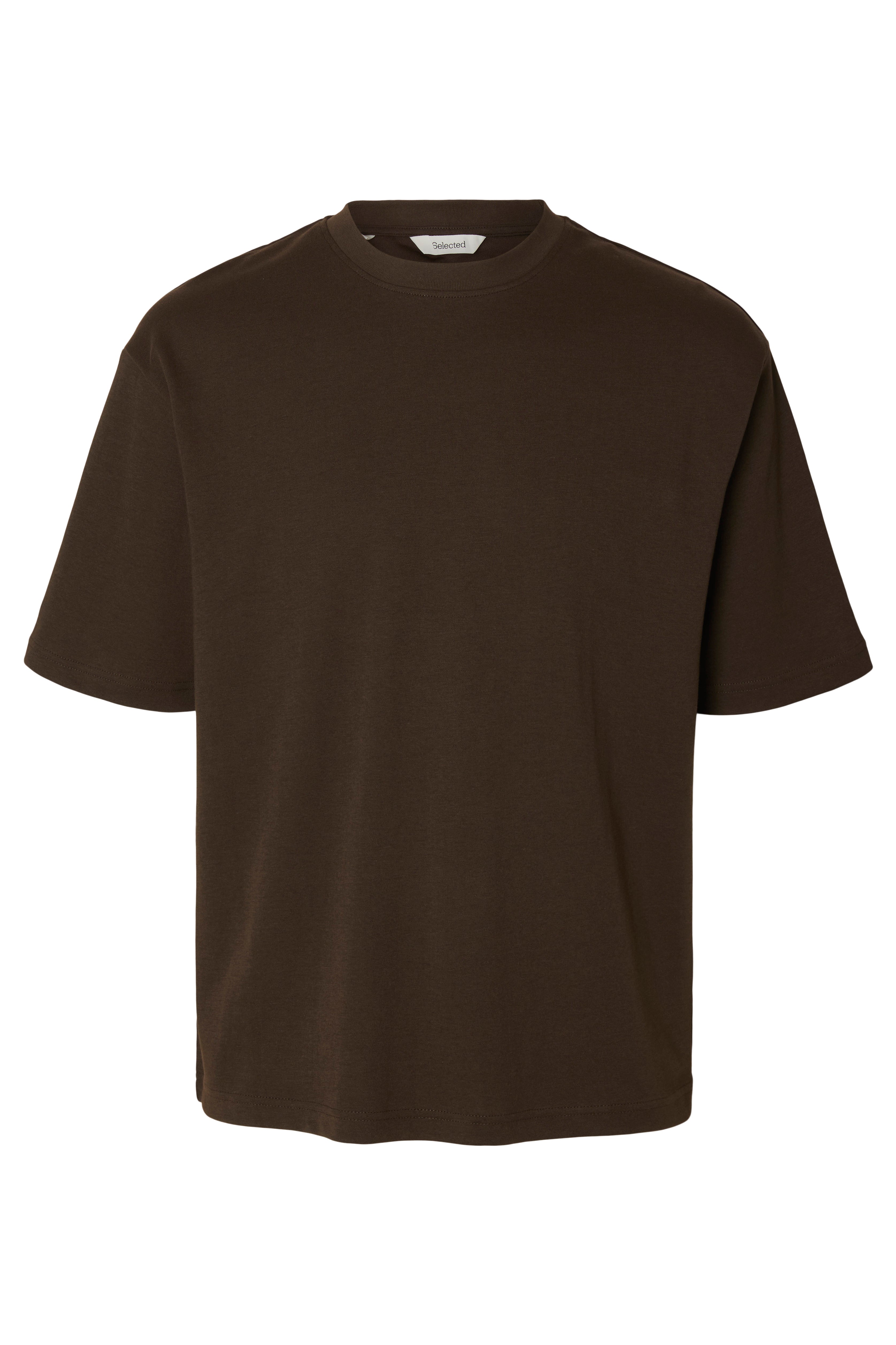 SLHLOOSEOSCAR - Boxy t-shirt med korte ærmer