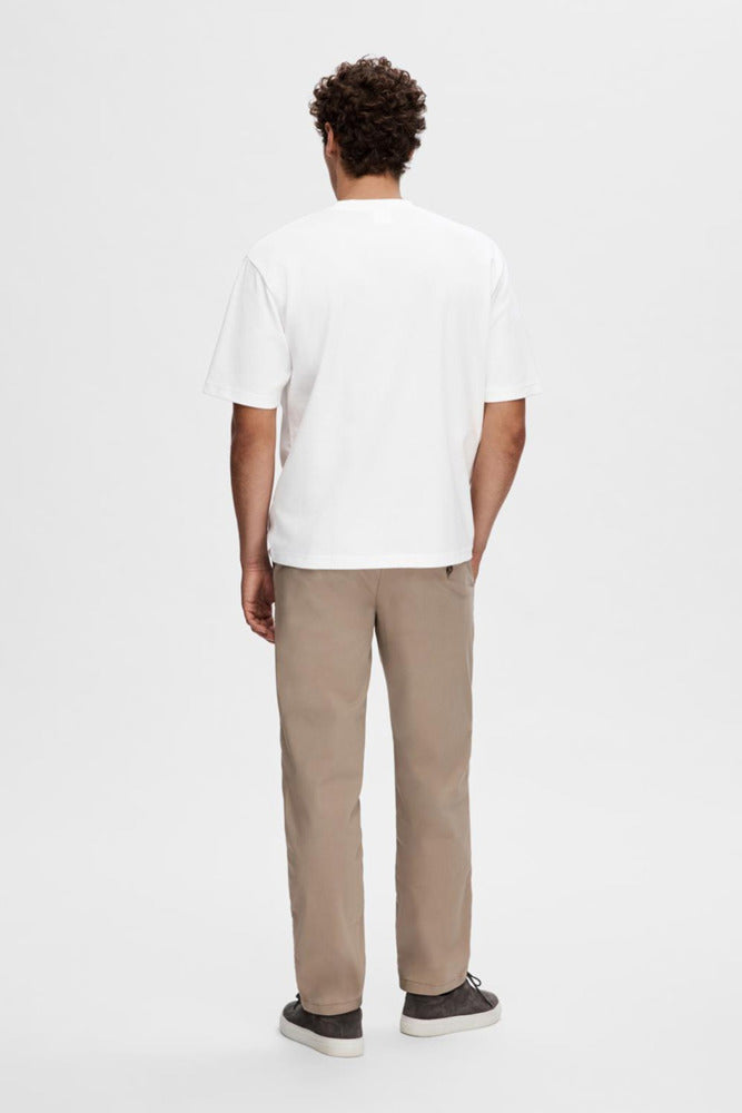 SLHLOOSEOSCAR - Boxy t-shirt med korte ærmer