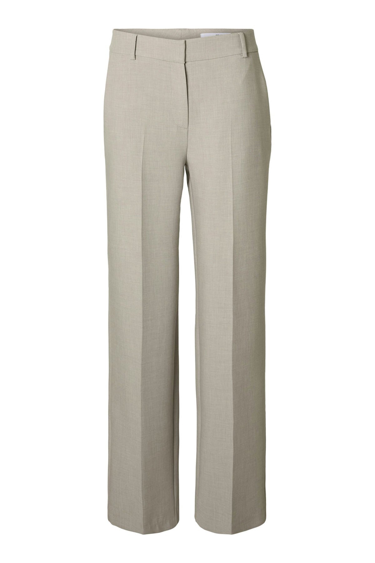 SELECTED FEMME SLFRITA MW WIDE PANT MEL NOOS