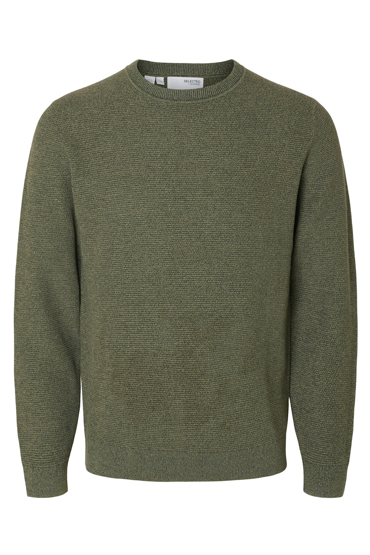 SELECTED HOMME SLHROSS LS KNIT STRUCTURE CREW NECK NOOS