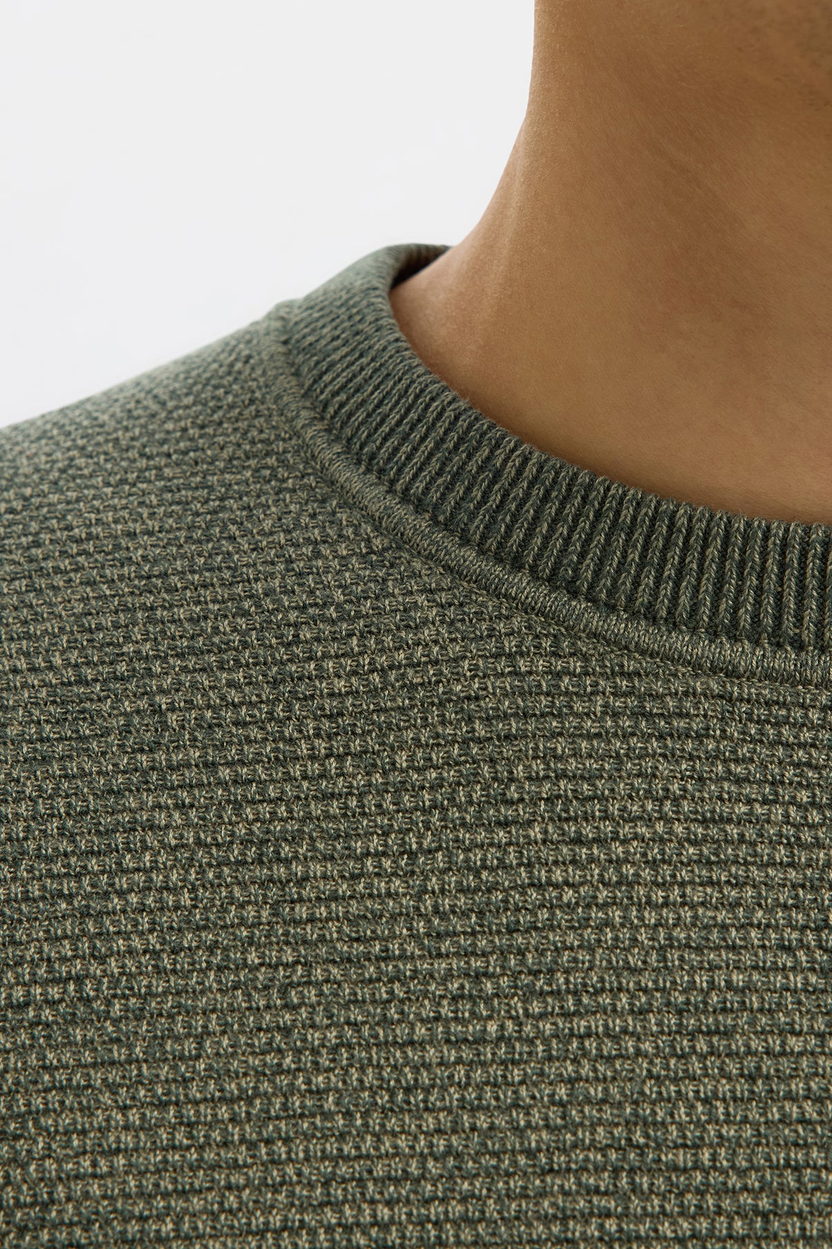 SELECTED HOMME SLHROSS LS KNIT STRUCTURE CREW NECK NOOS