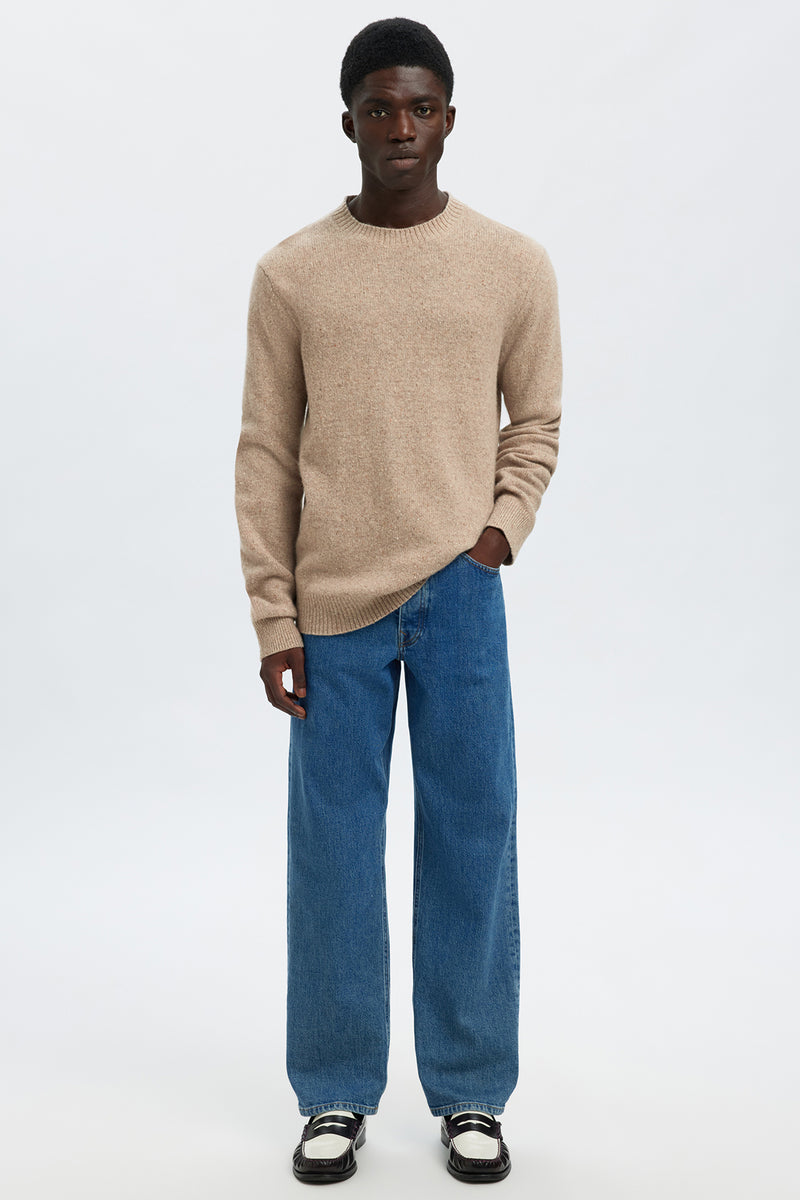 SELECTED HOMME SLHNEIL LS KNIT NEPS CREW NECK