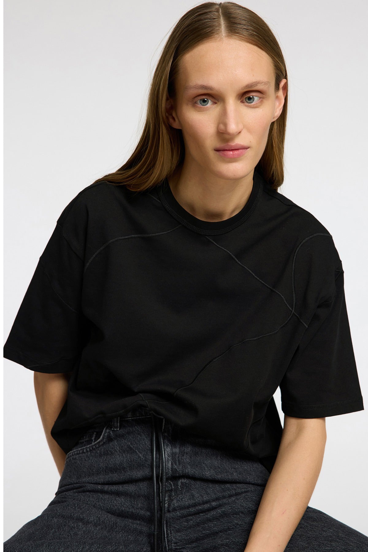 SELECTED FEMME SLFPENNY SS EMBROIDERED TEE