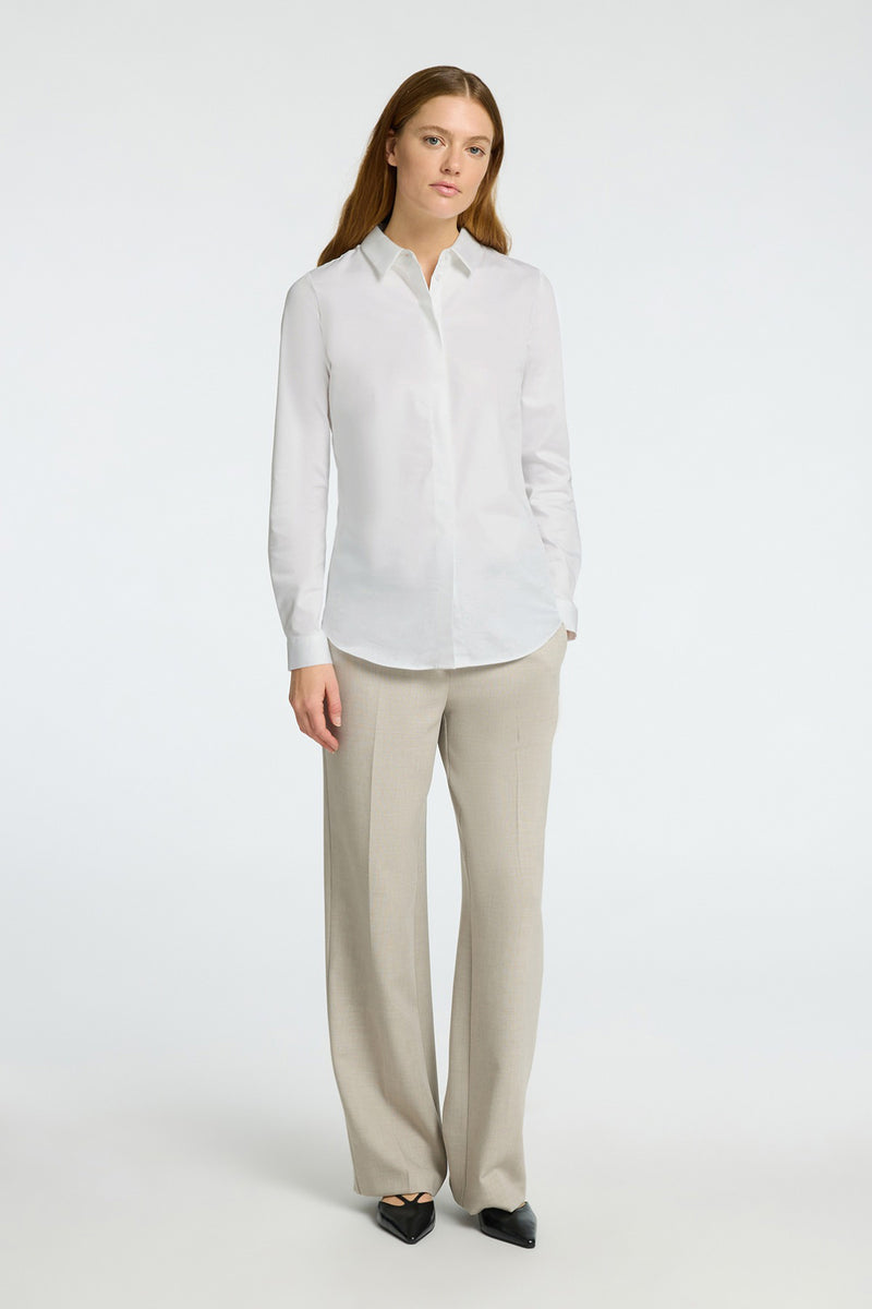 SELECTED FEMME SLFROMIE LS FITTED SHIRT NOOS
